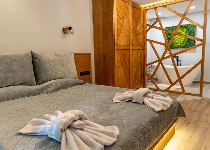 Pine & Wine Bathtub Apartament